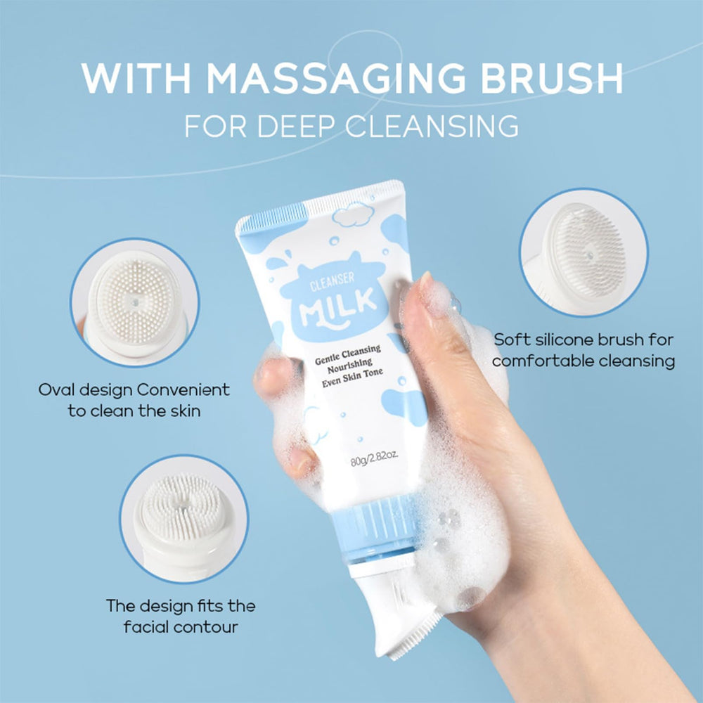 MrCuvaryas Milk Serum tube boosts hydration and skin radiance.