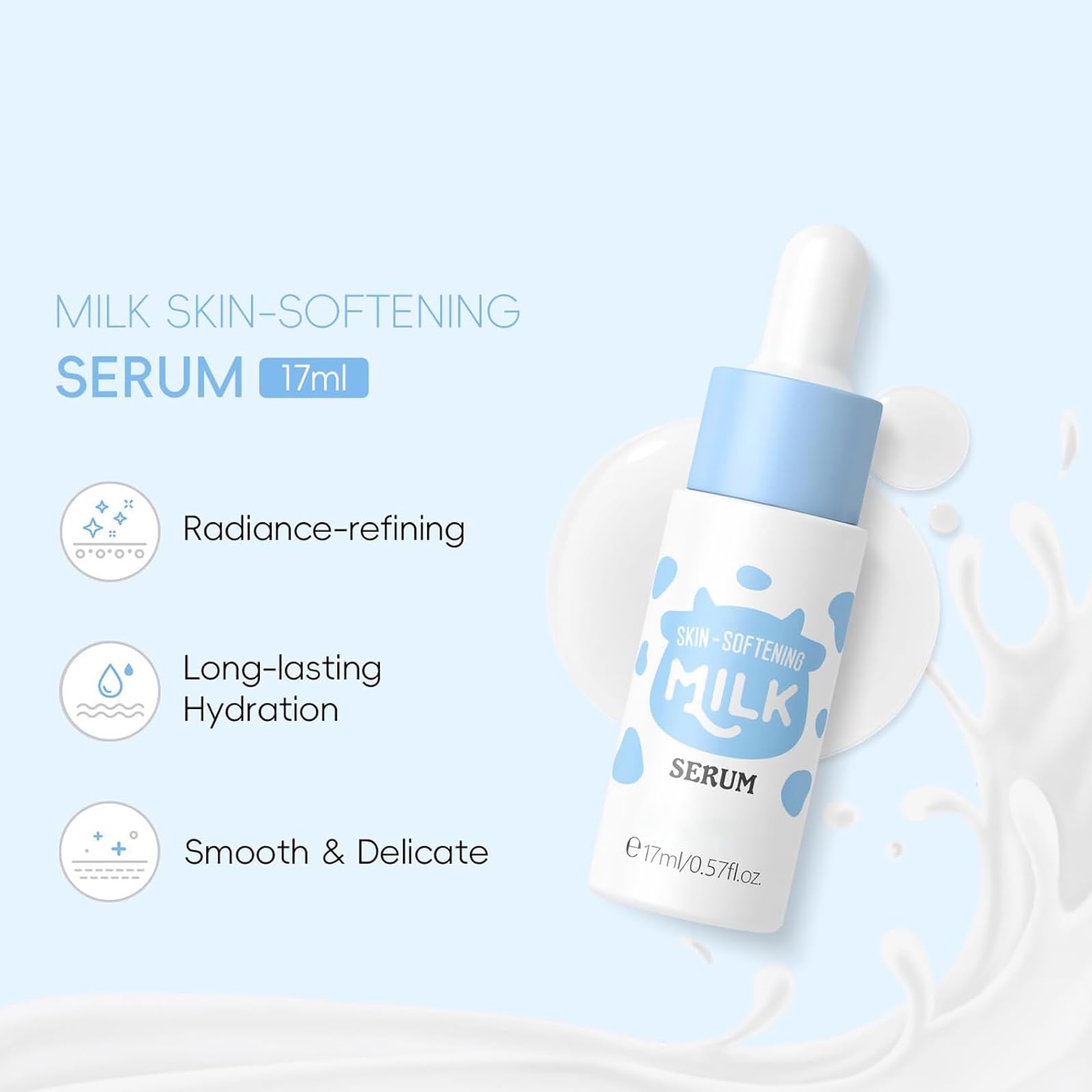 MrCuvaryas Milk Skincare Cleanser pump for gentle daily cleansing