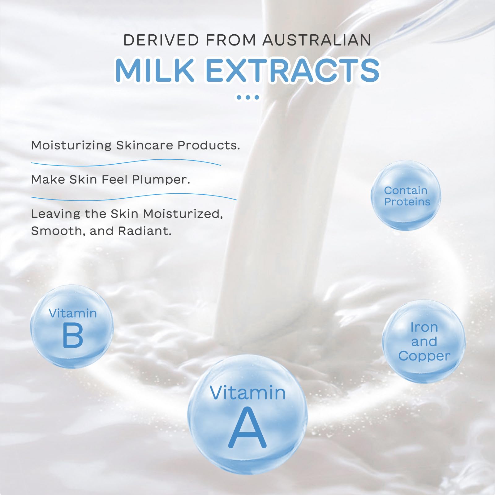 MrCuvaryas Milk Skincare Set serum for a youthful glow and improved elasticity.