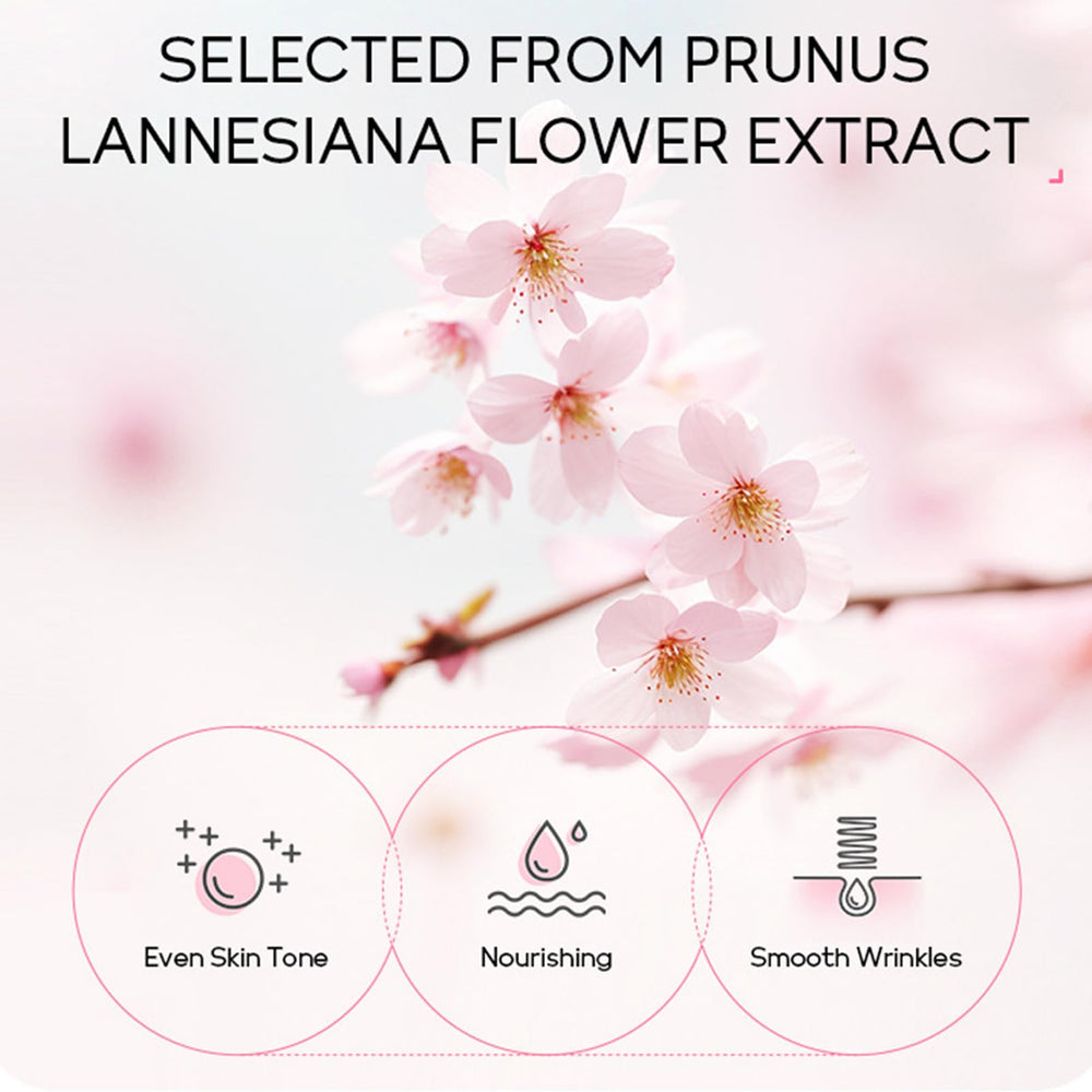 MrCuvaryas Sakura serum bottle close-up, hydration boost for daily glow.
