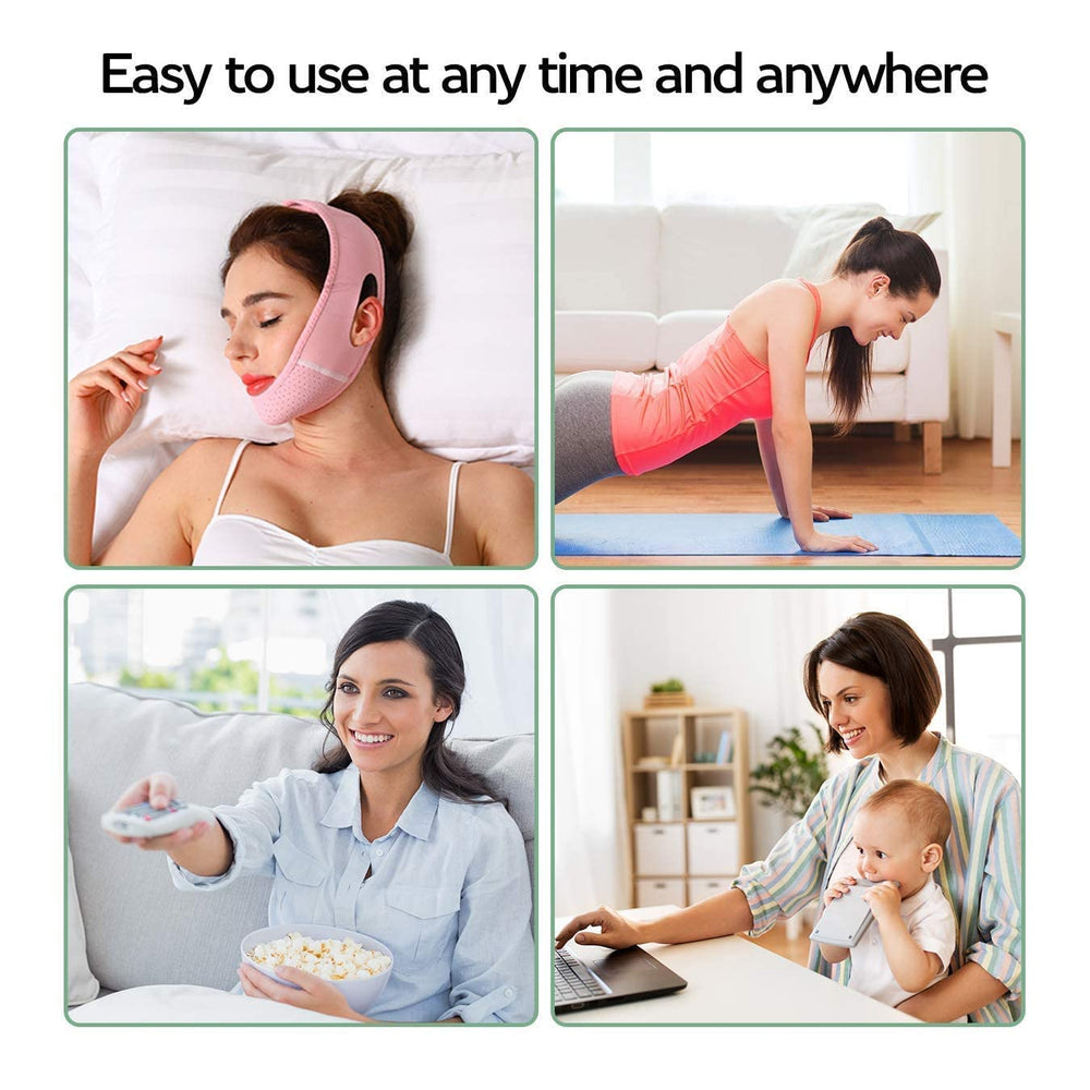 Mroobest ParaFaciem face lifting belt helps lift and tighten for a defined jaw.