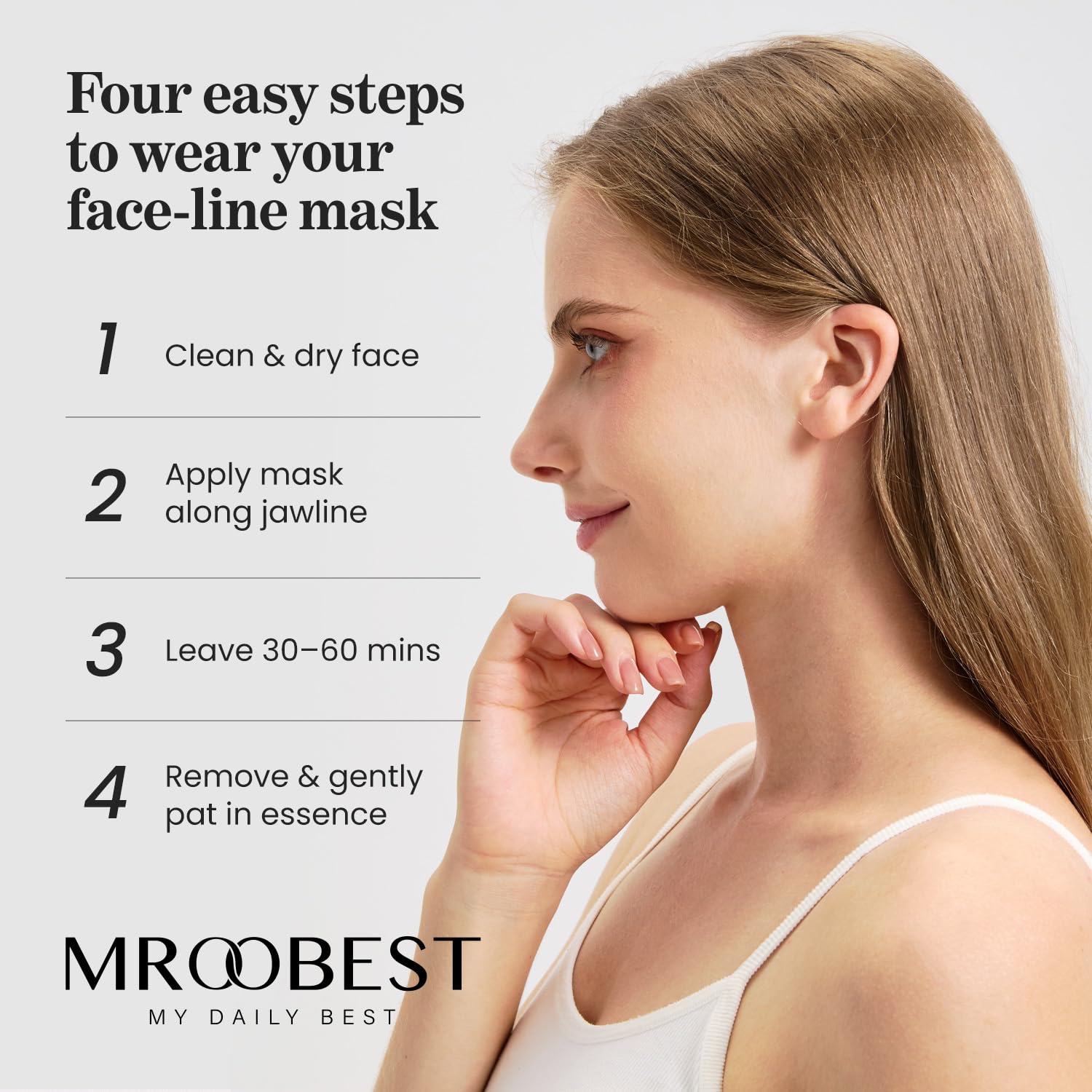 Mroobest ParaFaciem V Line Mask suitable for all skin types during night use