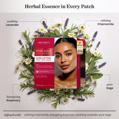 Mroobest ParaFaciem V Line Mask in action highlighting jawline shaping potential