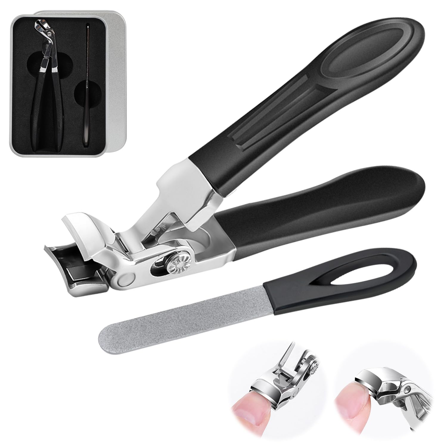 Mrryiio ClipMaster Pro angled-head for precise trims, ideal for seniors.