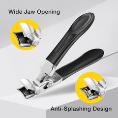 Mrryiio ClipMaster Pro wide opening enables thick toenail cuts easily.