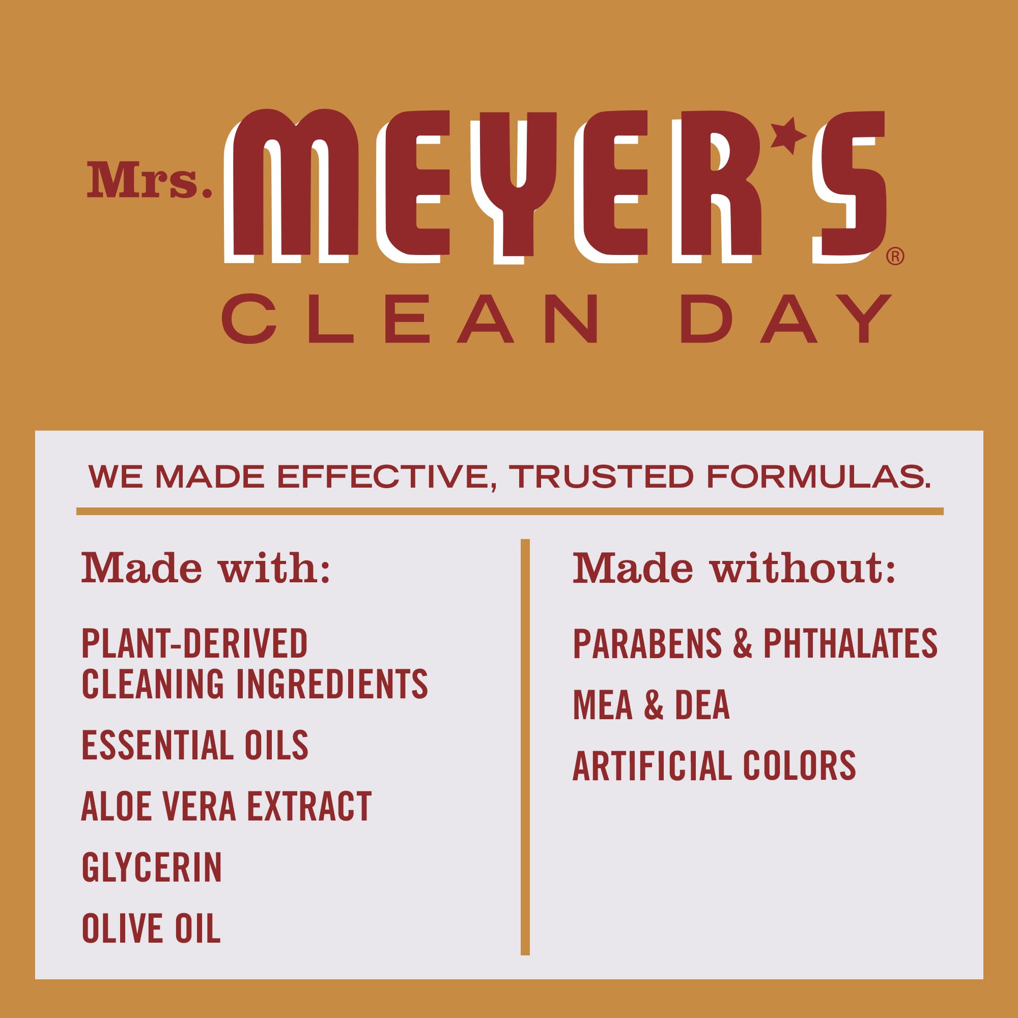 Mrs. Meyer's Apple Cider scent close-up highlighting crisp autumn fragrance.