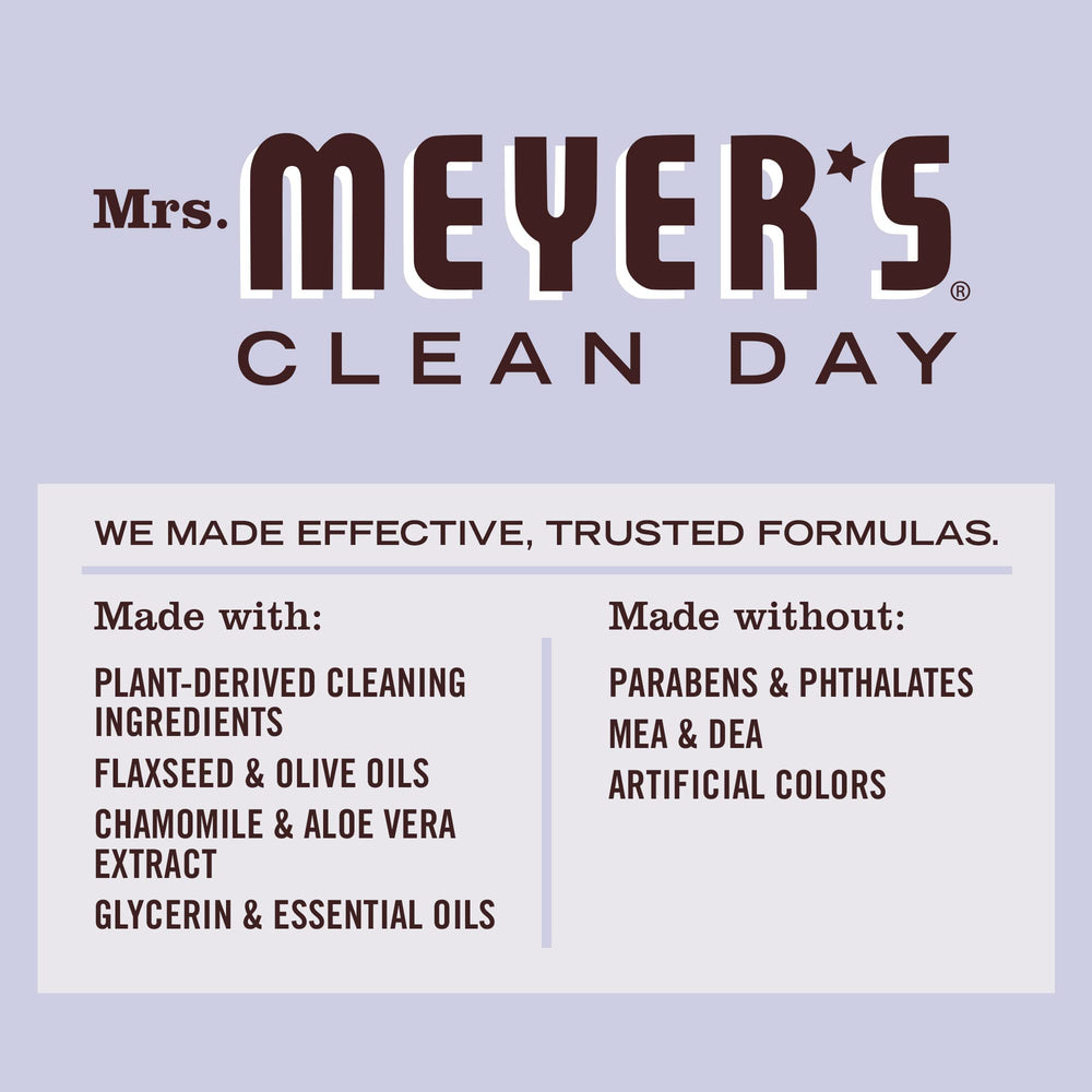Mrs. Meyer's Clean Day Aloe vera ingredient detail highlights nourishment
