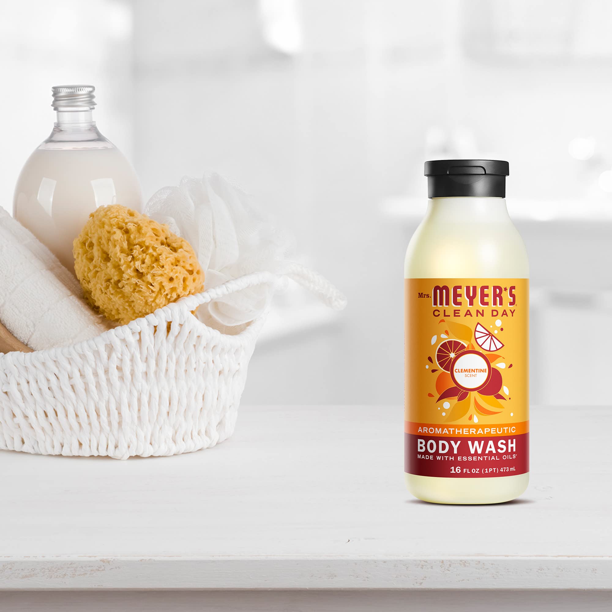 Mrs. Meyer's Clean Day Clementine scent offers mild citrus aroma.