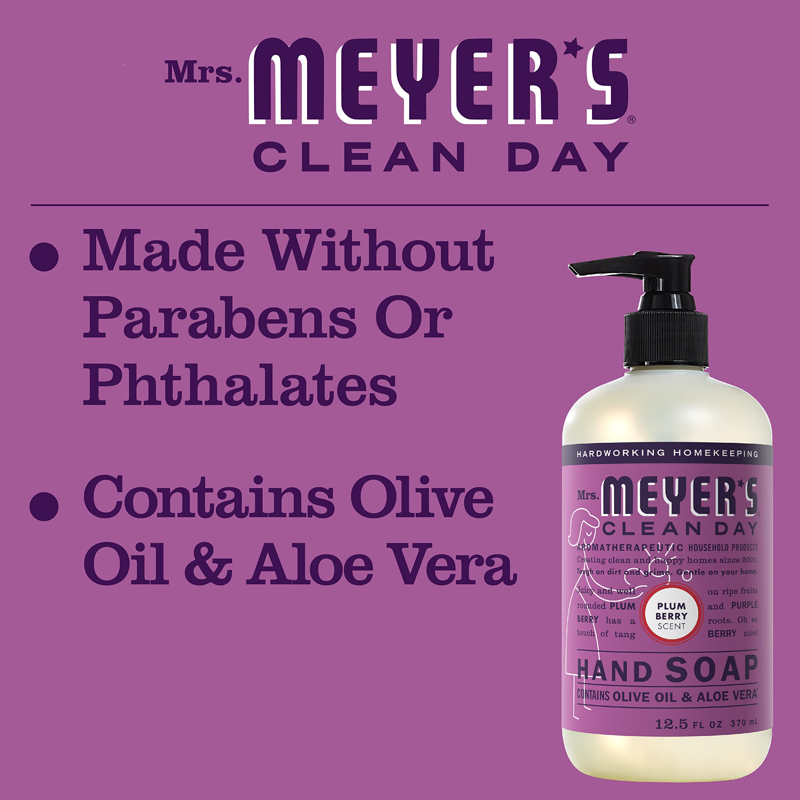 Cruelty-free symbol on Mrs. Meyer's packaging supports ethical product choices.
