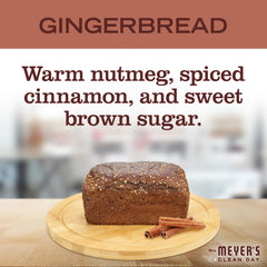 Mrs. Meyer's Gingerbread on shelf with three-pack display