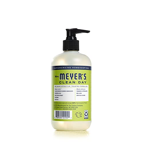Mrs. Meyer's Clean Day hand lather shows creamy foam for gentle cleansing