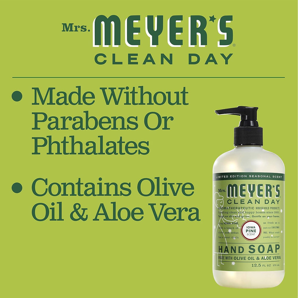 Mrs. Meyer's Iowa Pine scent notes of clove and cedar