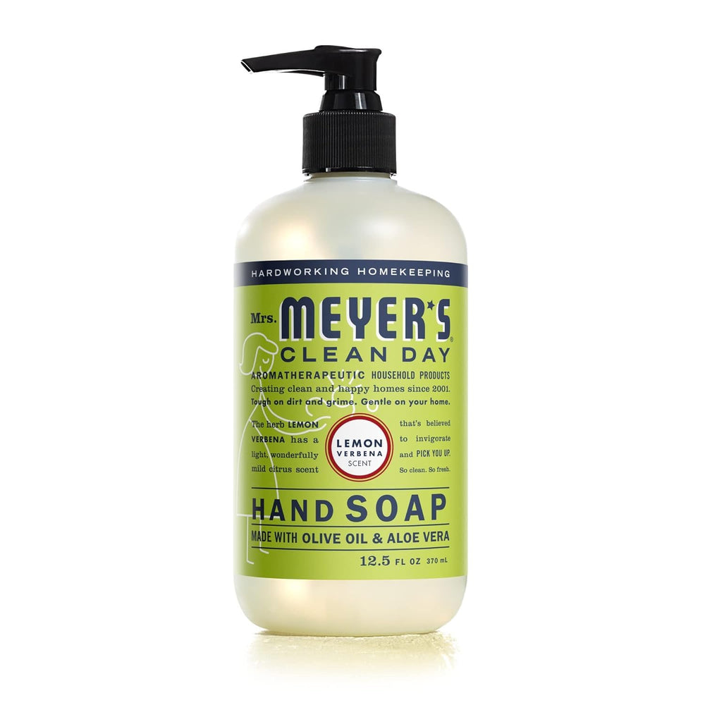 Close-up of Lemon Verbena lather delivering gentle cleansing from Mrs. Meyer's soap.