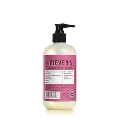 Mrs. Meyer's Mum label communicates cruelty-free and paraben-free formulas for everyday use.