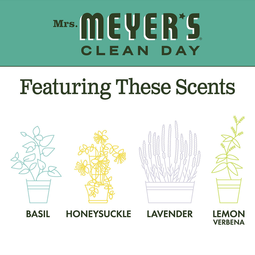 Foamy pour shot from Mrs. Meyer's refill demonstrates quick lather and efficient cleansing