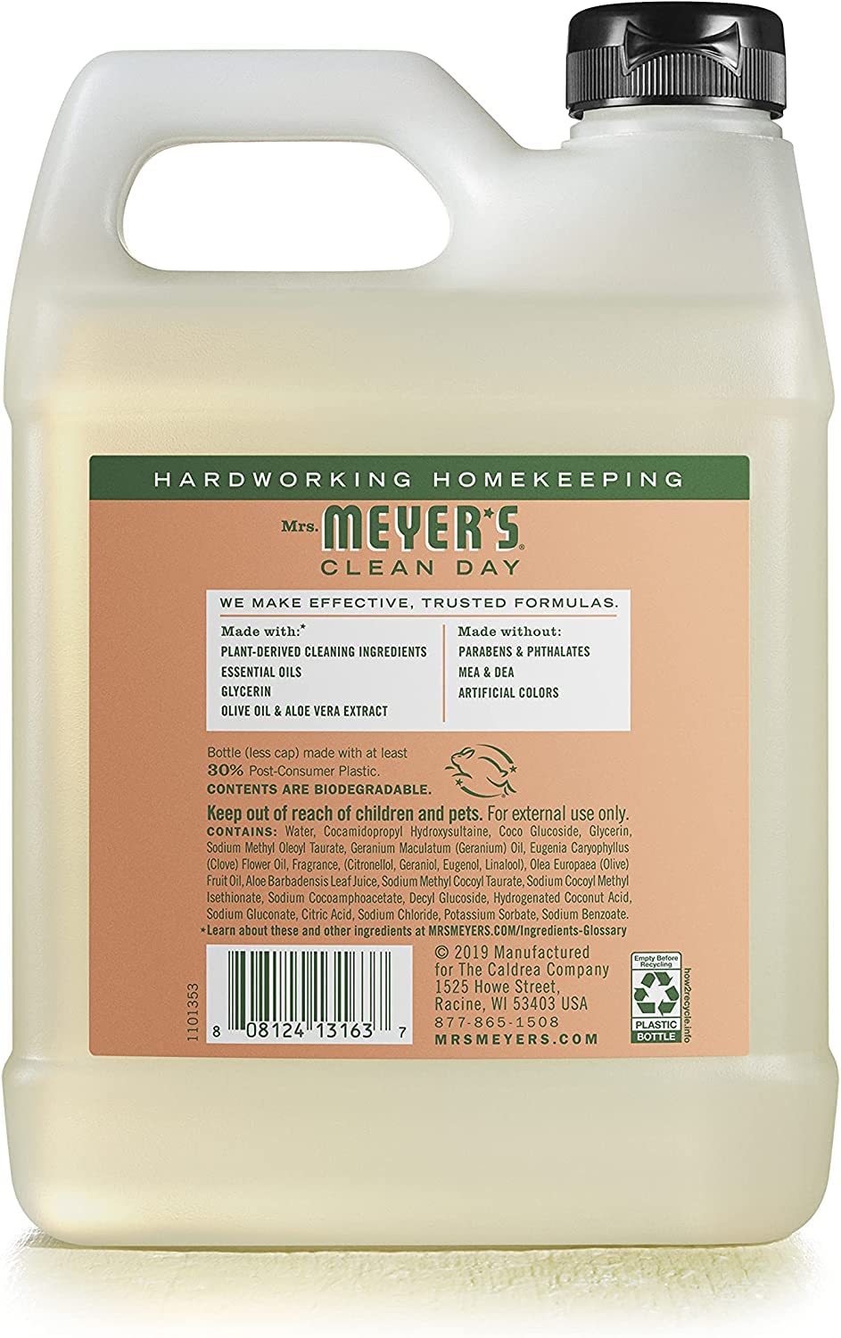 Phthalate-, paraben-, and sulfate-free formula supports mindful use