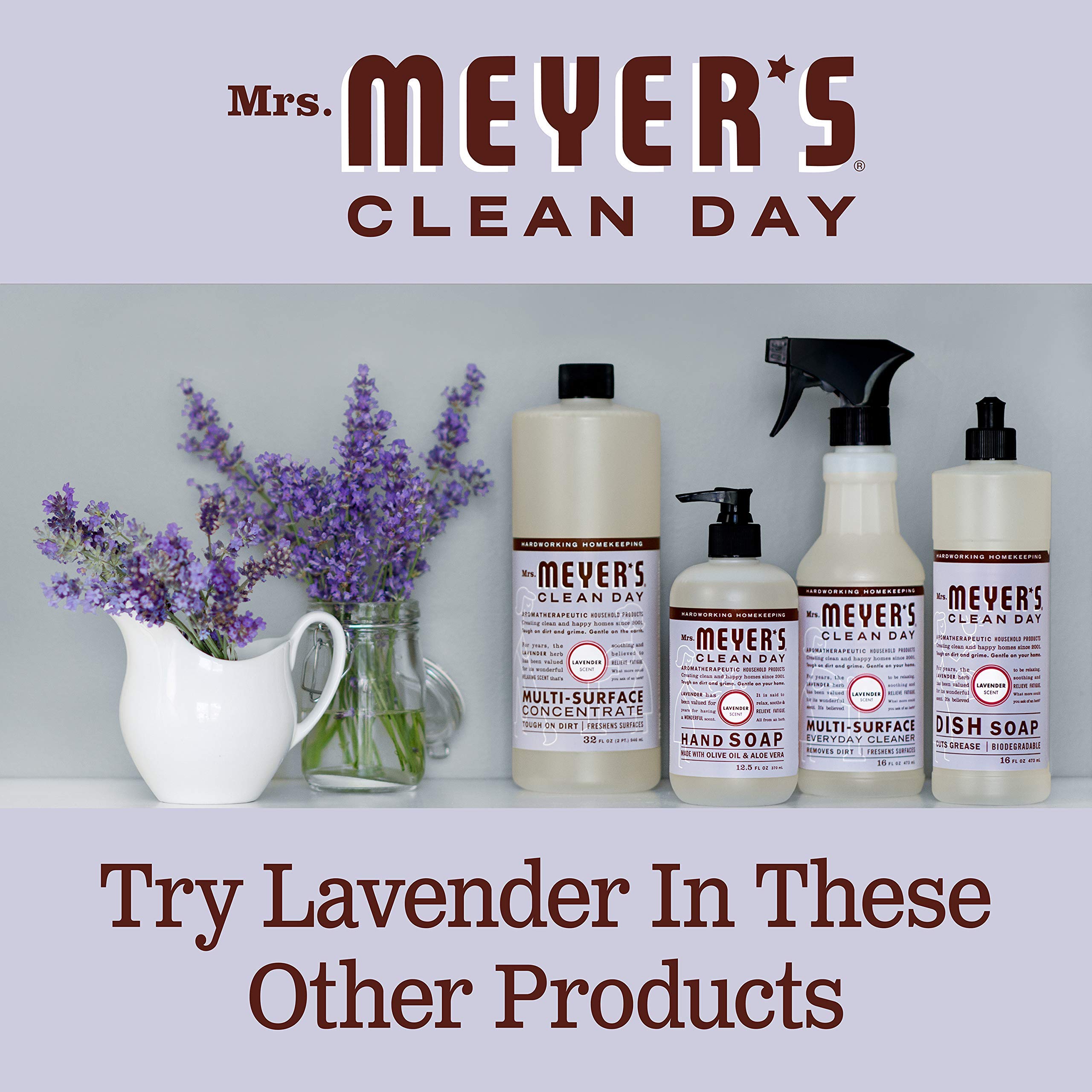 In-store display for Mrs. Meyer's refill pack promotes cruelty-free cleaning choice