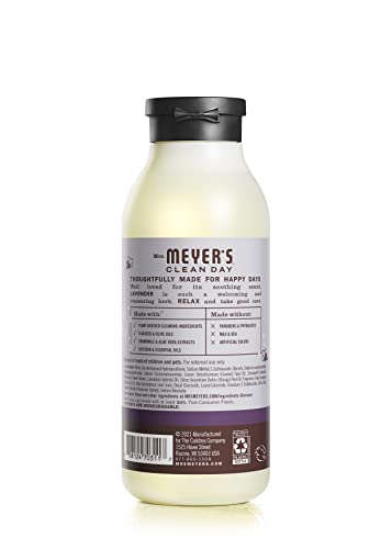 Mrs. Meyer's Clean Day Lavender foam close-up shows soothing lather