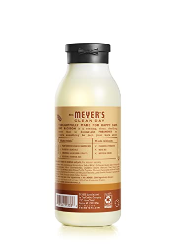 Close-up of creamy lather from Mrs. Meyer's Clean Day body wash
