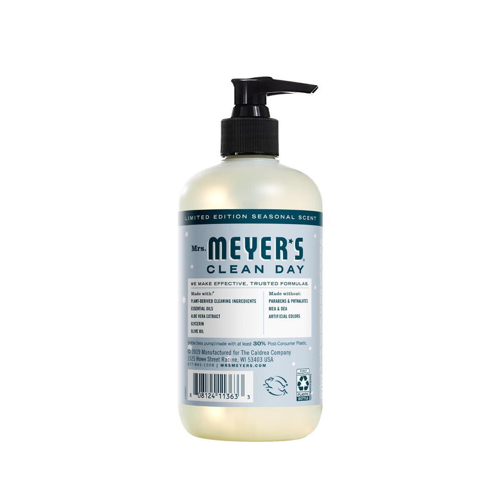 Mrs. Meyer's Clean Day Snowdrop giftable packaging highlights thoughtful gifting option.
