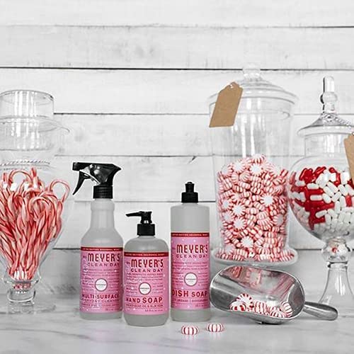 Mrs. Meyer's peppermint scent closeup evoking a fresh home ambiance.
