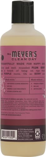 Mrs Meyers Clean Day Plumberry lather foam with creamy texture for refreshing cleanse.
