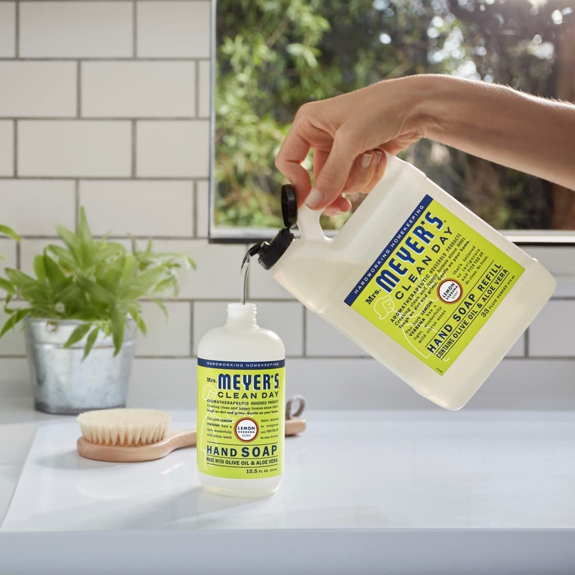 Mrs. Meyer's Clean Day Refill Pack eco-friendly packaging