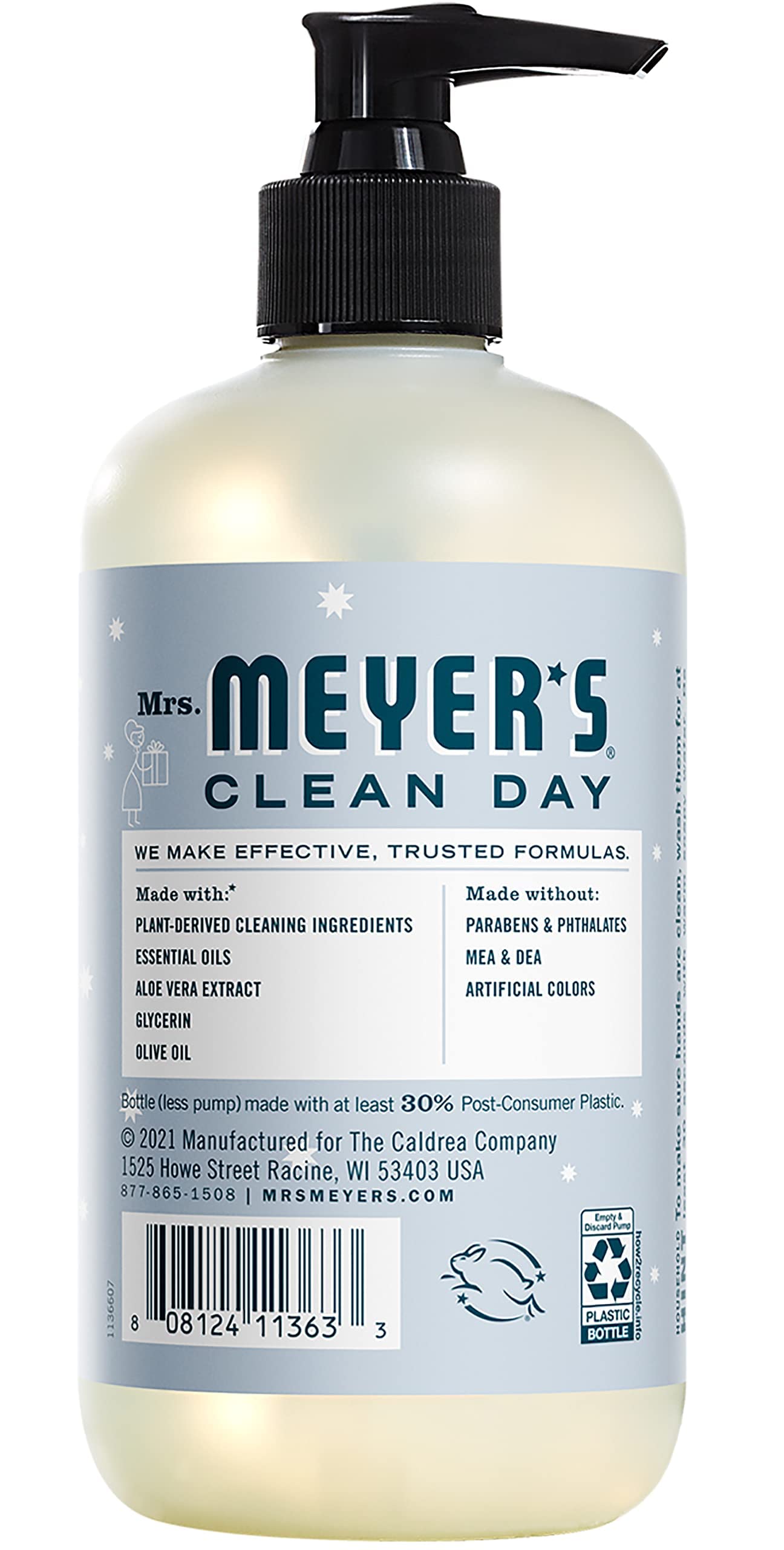 Two-pack Snowdrop hand soap on a kitchen counter, gift-ready.