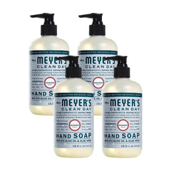 Mrs. Meyer's Clean Day SnowDrop hand soap bottle with refreshing citrus-floral fragrance for quick hand refresh.