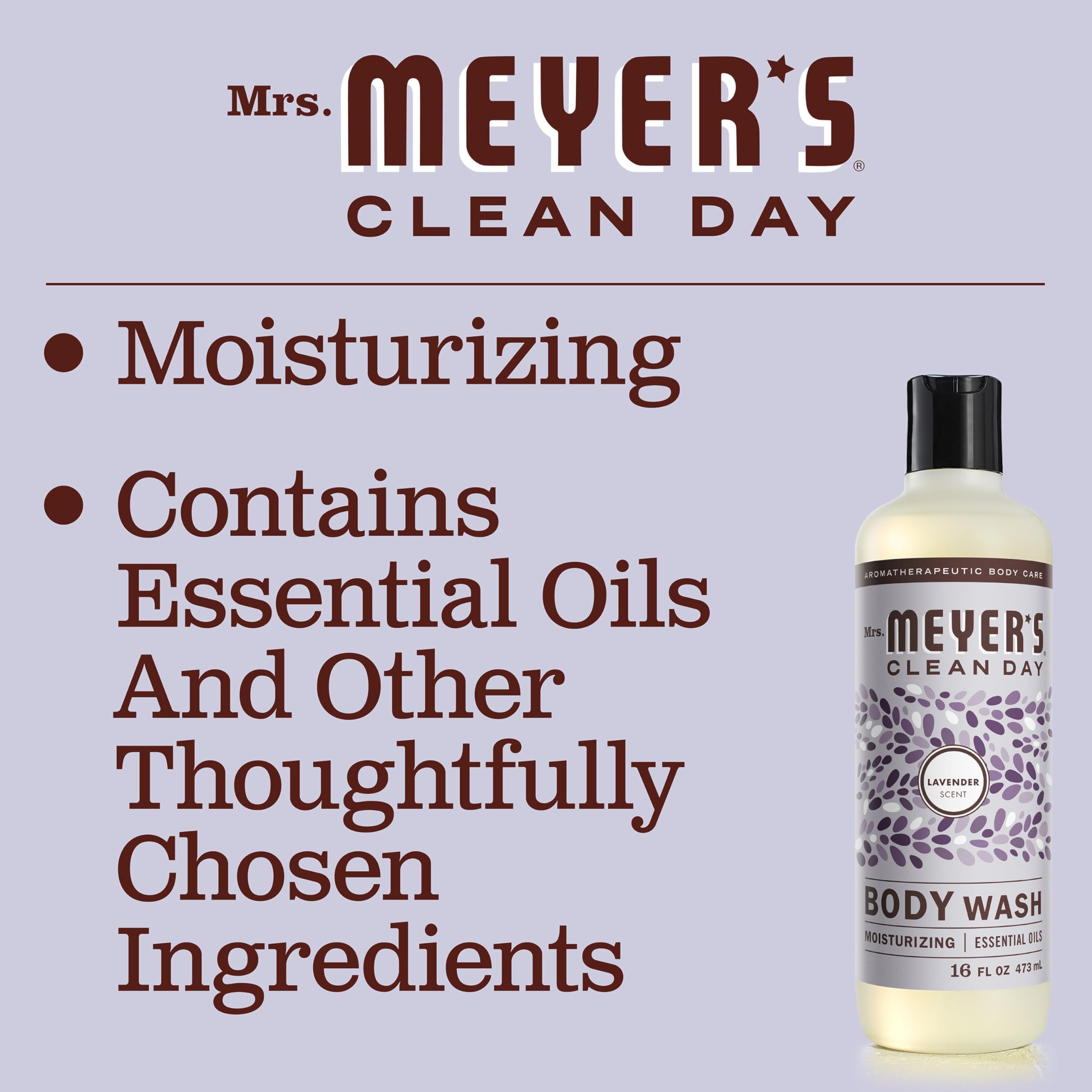 Mrs. Meyer's Clean Day sulfate-free badge on bottle