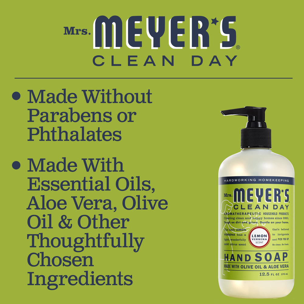 Mrs. Meyer's Cruelty-free leaping bunny logo signals ethical hand care