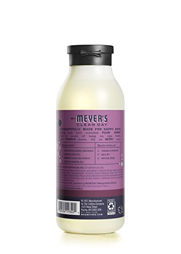 Foamy Plum Berry lather from Mrs. Meyer’s body wash for gentle cleansing