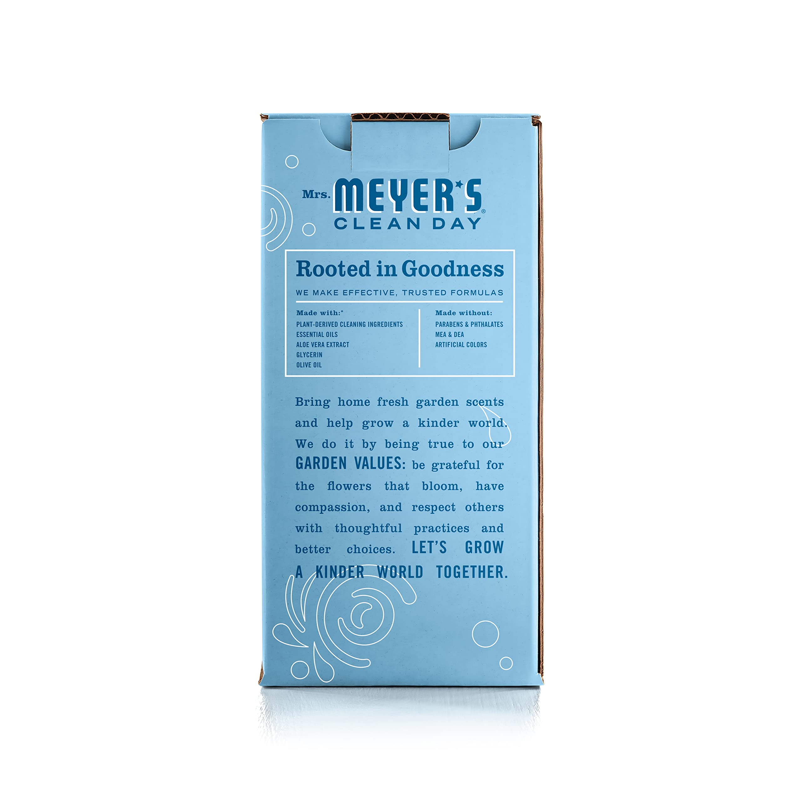 Mrs. Meyer's Rain Water foam close-up shows creamy, inviting lather.