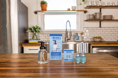 Mrs. Meyer's Rain Water starter kit glass bottle included.