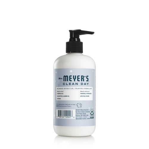 Close-up texture of Snowdrop lotion from Mrs. Meyer's, highlighting creamy, fast-absorbing formula