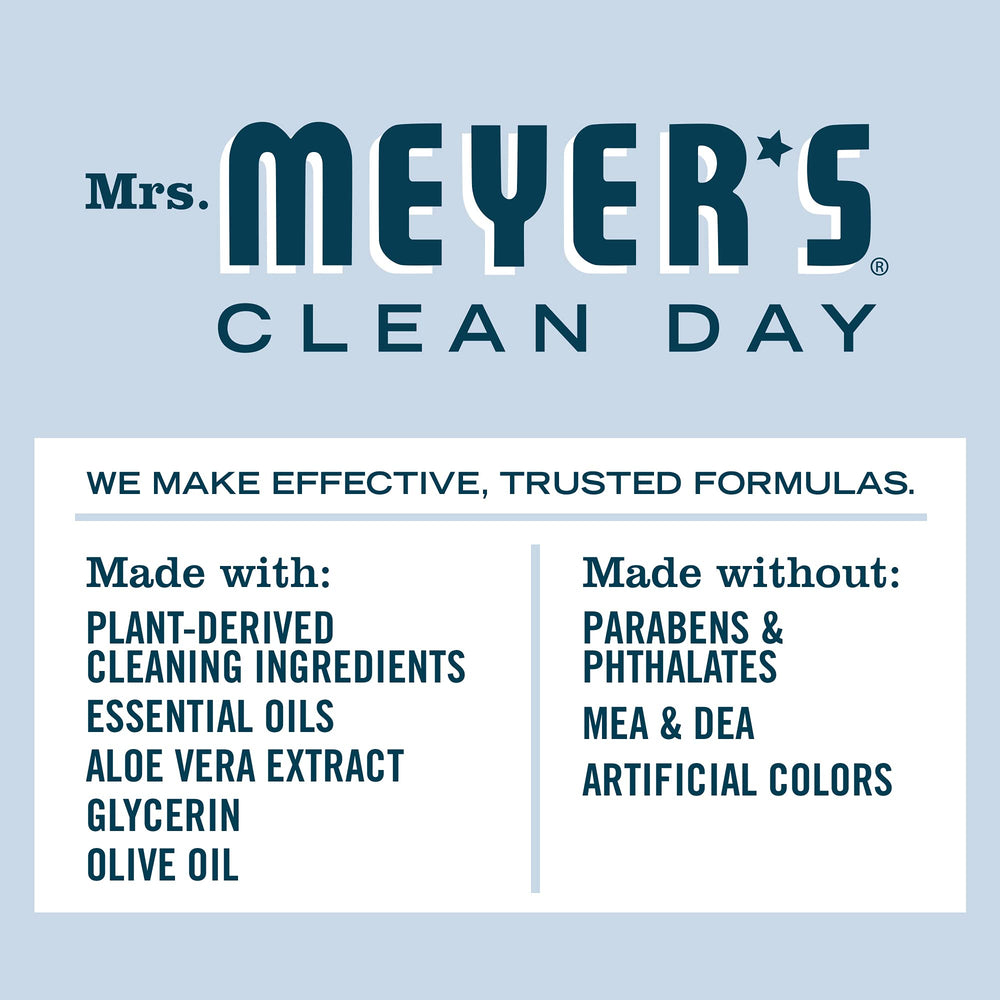 Ingredients like aloe and olive oil in Snowdrop hand soap.