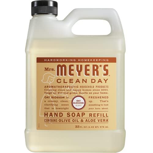 Mrs. Meyer's three-pack refill bottles reduce plastic waste