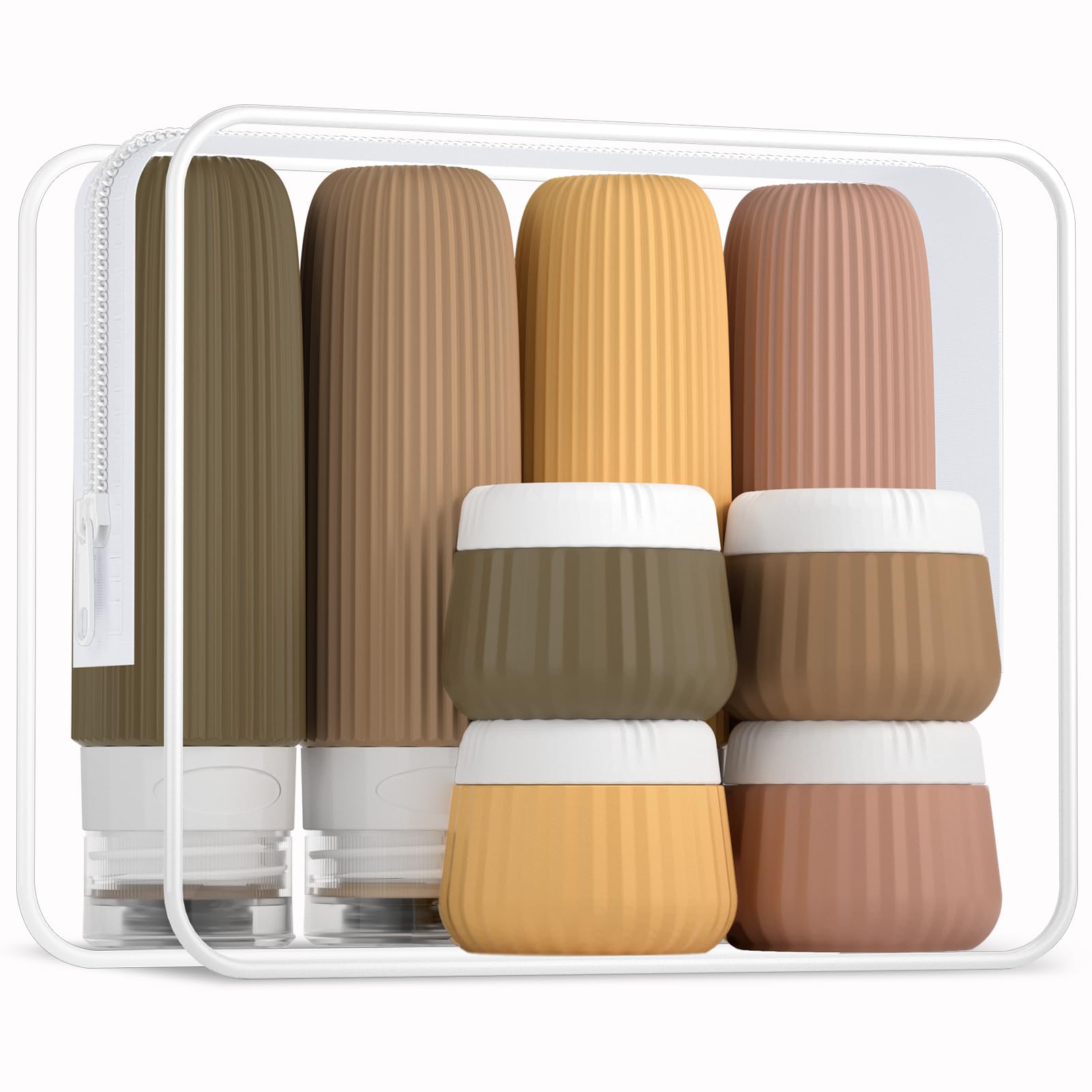 Mrsdry travel bottles 3oz set showing TSA-friendly containers for easy packing.