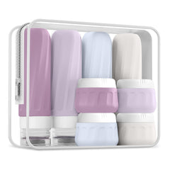 Mrsdry travel-size 3oz bottles for spill-free storage on trips.
