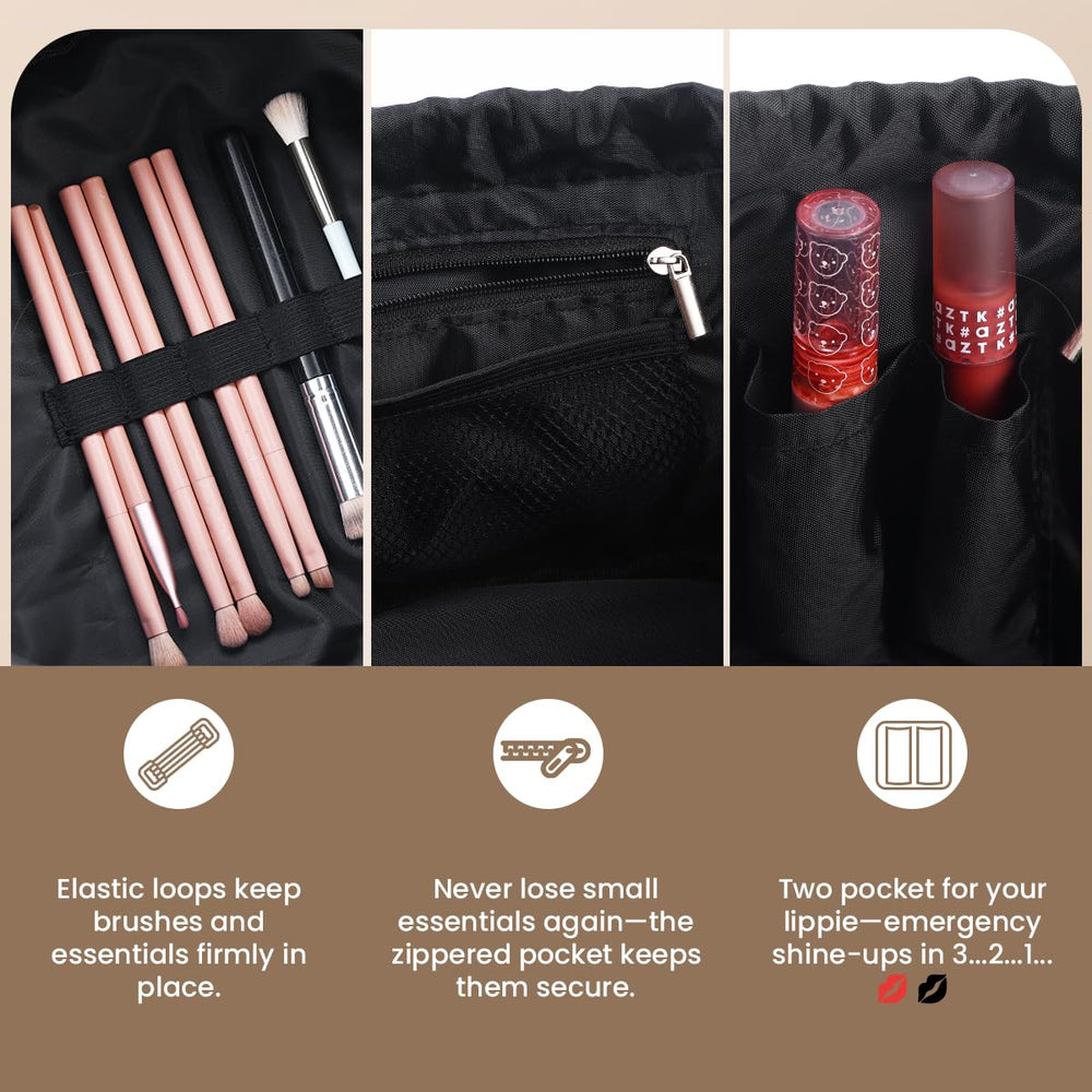 Mrsfox multi-use organizer holds cosmetics, snacks, or small toys for daily convenience.