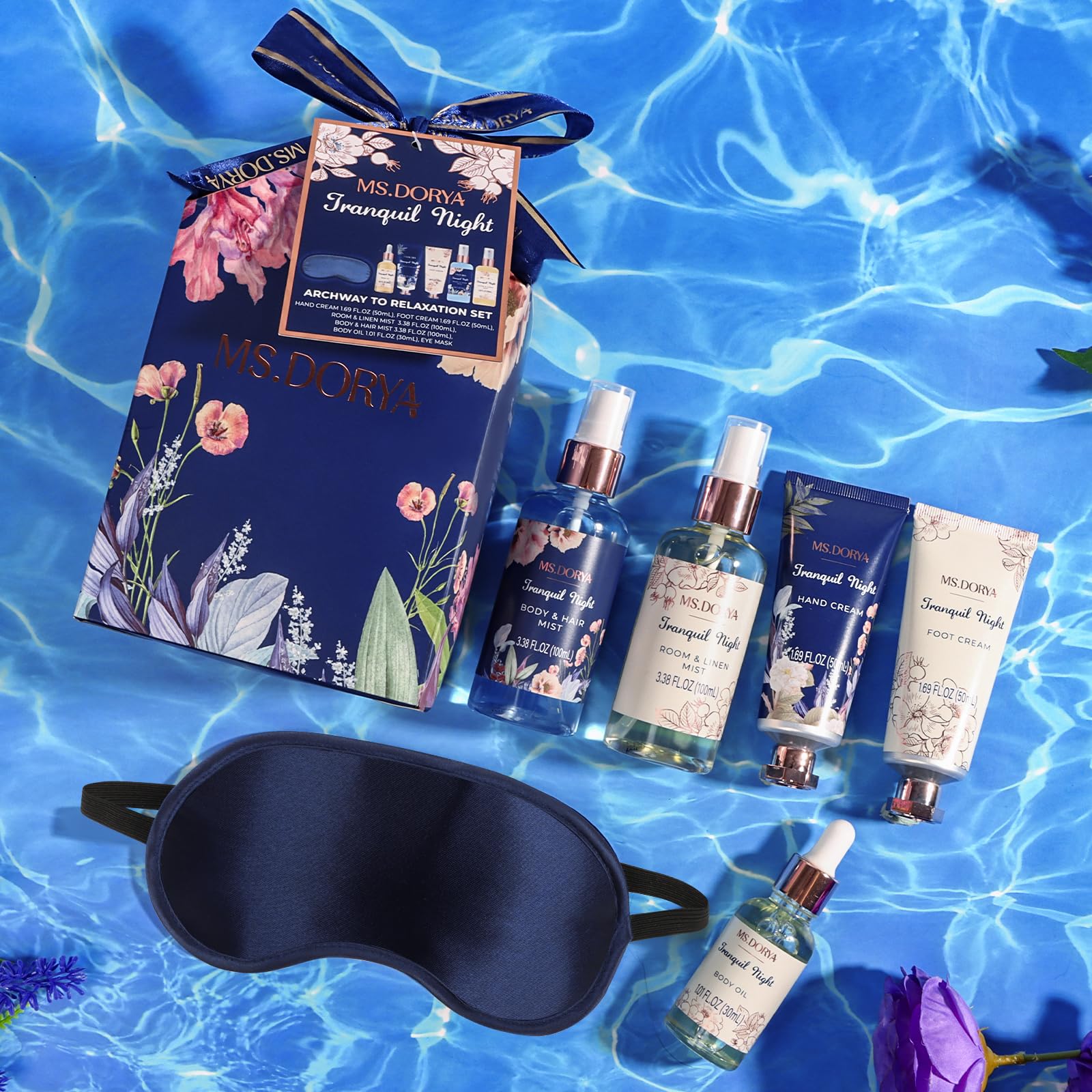 MS.DORYA gemstone-blue gift box ready for gifting