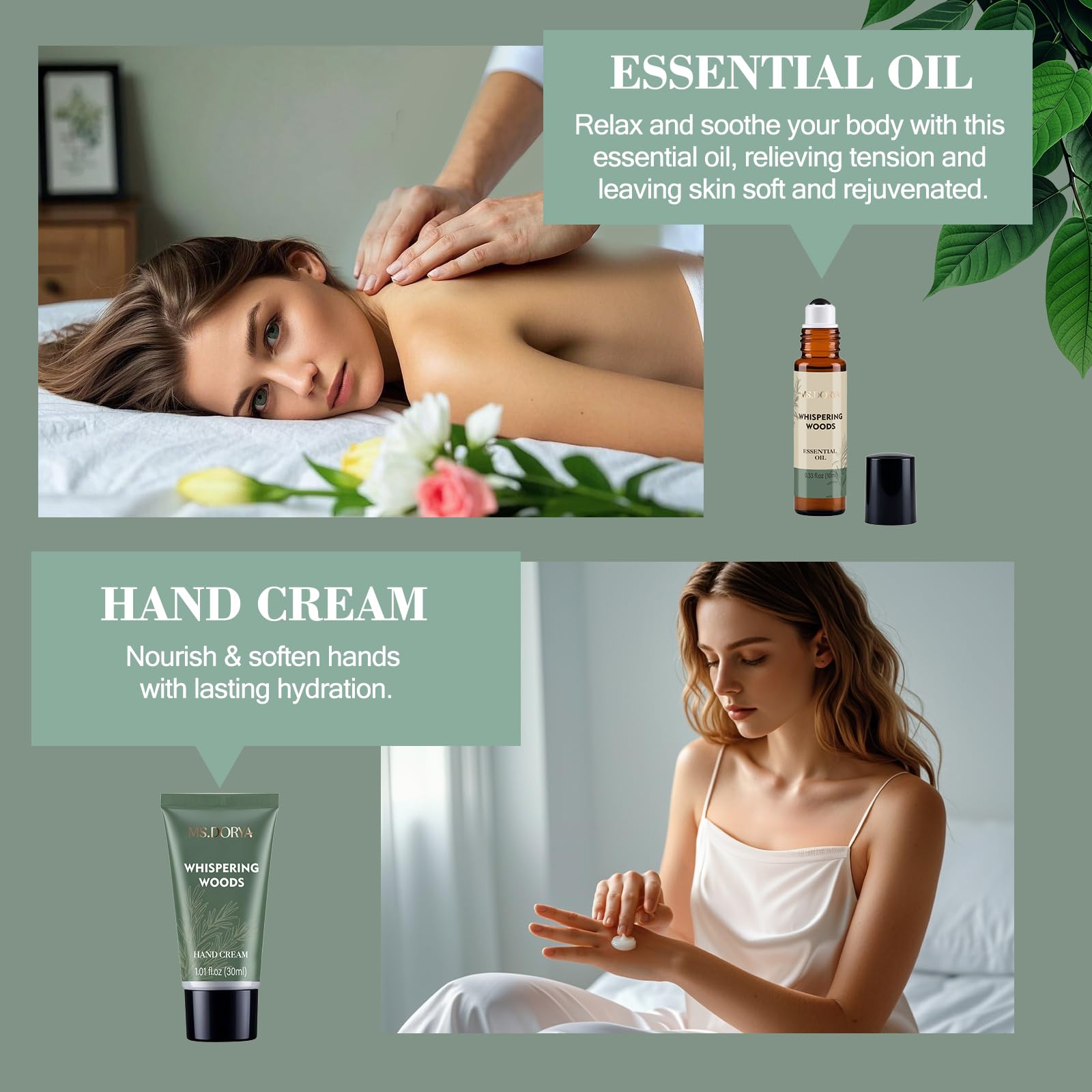 MS.DORYA hand cream jar offers silky, everyday pampering.