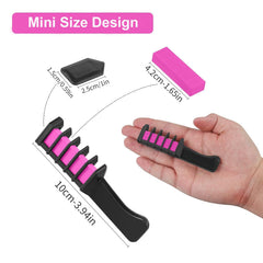 MSDADA mini size chalk comb 10 cm used on short hair for simple styles