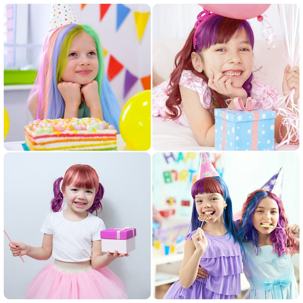 MSDADA hair chalk comb party-ready for celebrations and costumes