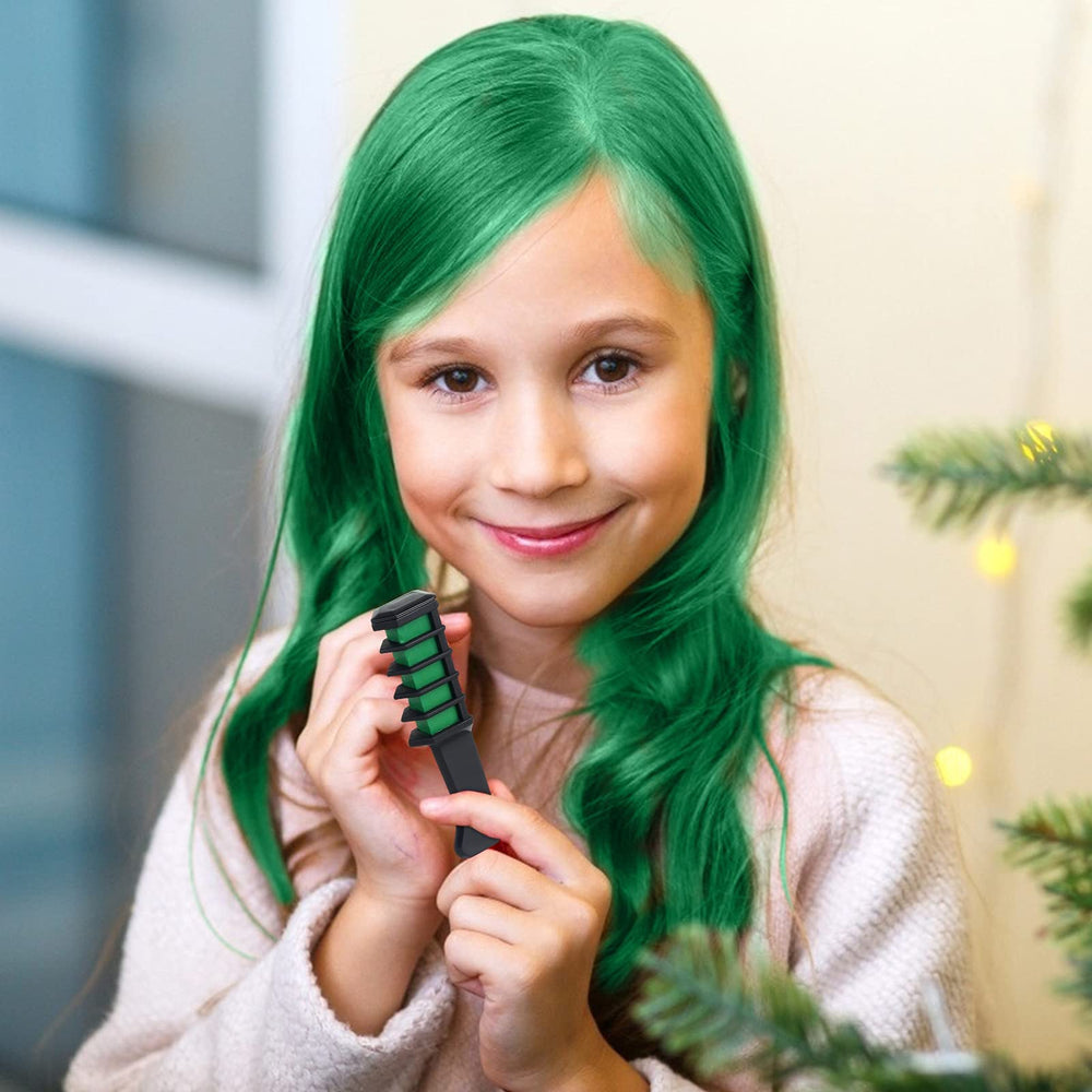 MSDADA hair chalk comb pink offers soft to bright dress-up tones