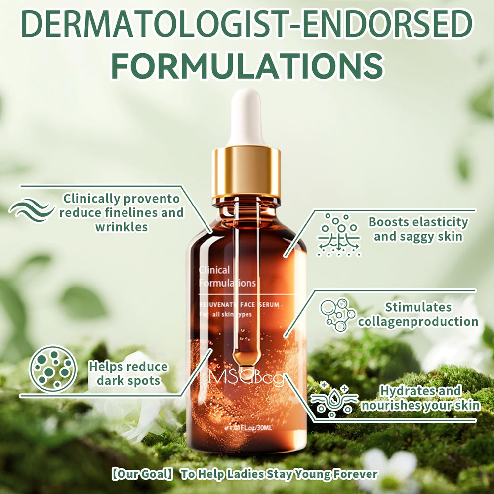 Msgbcg ageless serum closeup texture reveals rich hydration for plump skin.