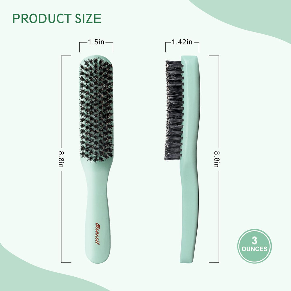Msnasit frizz control brush enhances sleekness without heaviness