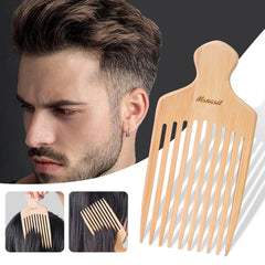 Msnasit eco-friendly bamboo material highlights anti-static, breakage-reducing benefits for healthier hair.