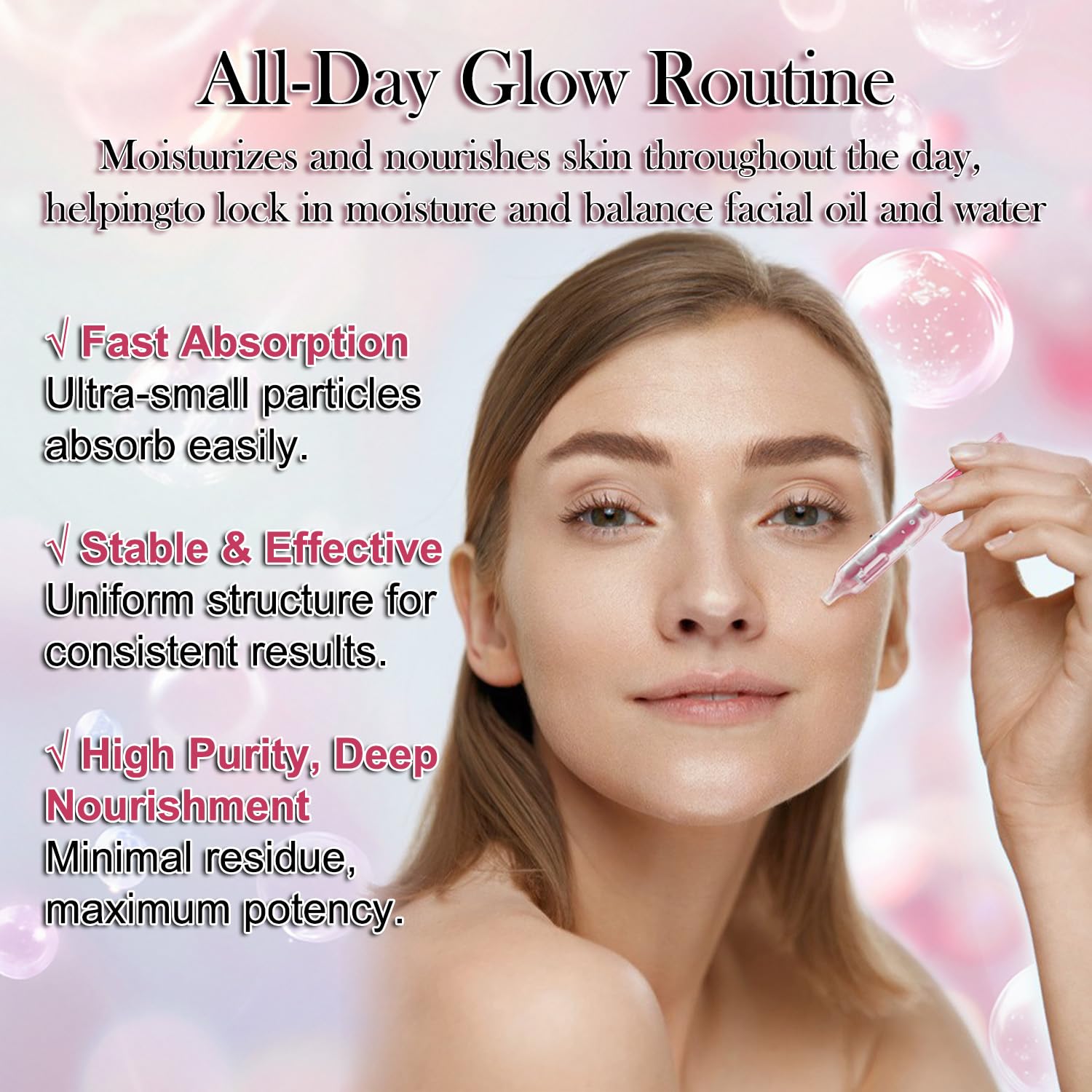 MTMULT Salmon PDRN Serum application steps guide gentle pressing for better absorption