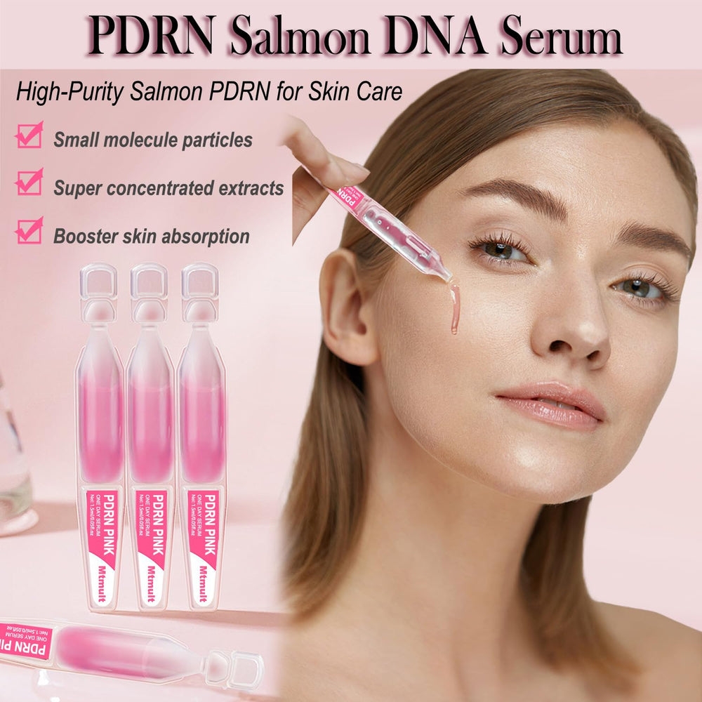 MTMULT Salmon PDRN Serum featherlight texture promotes fast absorption without heaviness